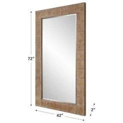 Uttermost Ranahan Mirror In Natural Wood And White Wash -Home Decoration Series 62796347 7