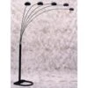 Anthony California 93" 5-Arm Arc Floor Lamp In Black