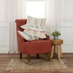 Rizzy Home 14" X 20" Down Filled Throw Pillow In Navy -Home Decoration Series 62953039 5