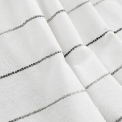 Triangle Home Fashions Ombre Stripe Full/Queen Blanket In Gray And White -Home Decoration Series 62985973 3