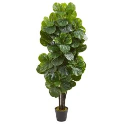Nearly Natural, Inc. Nearly Natural Inc 60" X 12" Fiddle Leaf Fig Tree In Green