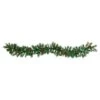 Nearly Natural, Inc. Nearly Natural Inc 6' Mixed Pine And Pinecone Trimmed Garland With 35 White LED Lights In Green -Home Decoration Series 63076640 1