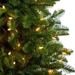 Nearly Natural, Inc. Nearly Natural Inc 4' South Carolina Spruce Christmas Tree With 250 White Lights In Green -Home Decoration Series 63078497 5