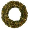 Nearly Natural, Inc. Nearly Natural Inc 5' Christmas Wreath With 300 White LED Lights In Green 2 Nearly Natural, Inc. Nearly Natural Inc 5' Christmas Wreath With 300 White LED Lights In Green -Home Decoration Series 63079487 1