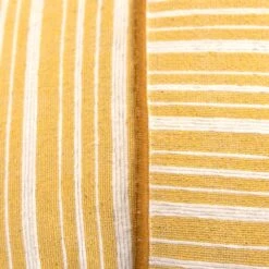 Rizzy Home 20" X 20" Striped Down Filled Throw Pillow In Yellow And Neutral -Home Decoration Series 63083752 5