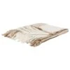 Rizzy Home 50" X 60" Throw In Ivory And Natural -Home Decoration Series 63084750 1
