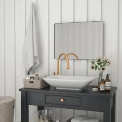 Flash Furniture Susan 22" X 30" Wall Mirror In Black -Home Decoration Series 63105886 8