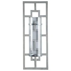 Signature Design By Ashley Brede Wall Sconce In Silver -Home Decoration Series 63111389 3