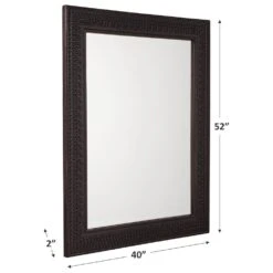 Signature Design By Ashley Balintmore Accent Mirror In Dark Brown -Home Decoration Series 63111843 5