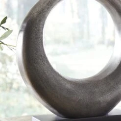 Signature Design By Ashley Saria Table Lamp In Antique Silver -Home Decoration Series 63113211 3