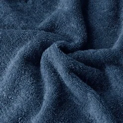 Hampton Park Nova Cotton Dobby Slub 6-Piece Towel Set In Navy -Home Decoration Series 63219471 4