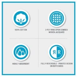 Hampton Park Lita 6-Piece Cotton Jacquard Bath Towel Set In Orange -Home Decoration Series 63219539 6