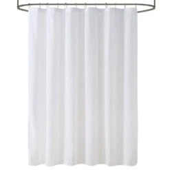 Hampton Park Anna Sheer Shower Curtain In White