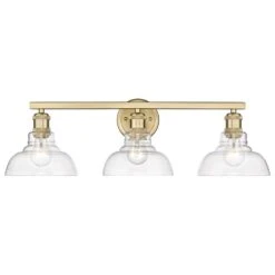 Golden Lighting Carver 3-Light Bath Vanity In Brushed Champagne Bronze