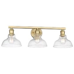 Golden Lighting Carver 3-Light Bath Vanity In Brushed Champagne Bronze -Home Decoration Series 63292122 3