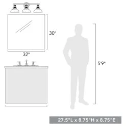 Golden Lighting Carver 3-Light Bath Vanity In Brushed Champagne Bronze -Home Decoration Series 63292122 6