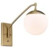 Golden Lighting Glenn 1-Light Articulating Wall Sconce In Brushed Champagne Bronze 2 Golden Lighting Glenn 1-Light Articulating Wall Sconce In Brushed Champagne Bronze -Home Decoration Series 63292510 1