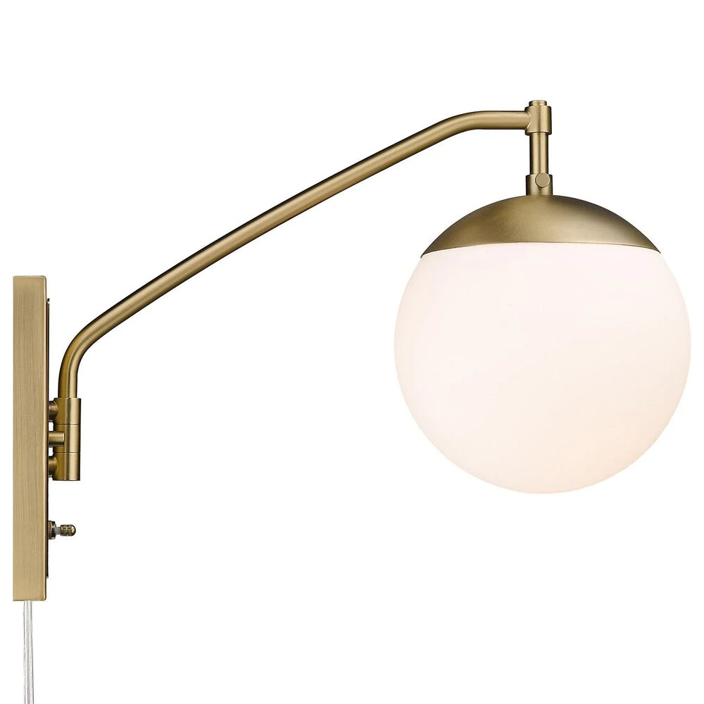 Golden Lighting Glenn 1-Light Articulating Wall Sconce In Brushed Champagne Bronze 5 Golden Lighting Glenn 1-Light Articulating Wall Sconce In Brushed Champagne Bronze - Image 3