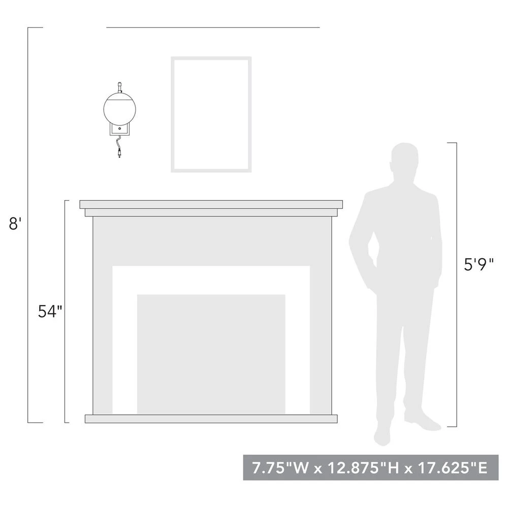 Golden Lighting Glenn 1-Light Articulating Wall Sconce In Brushed Champagne Bronze 8 Golden Lighting Glenn 1-Light Articulating Wall Sconce In Brushed Champagne Bronze - Image 6