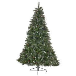 Noble House 9' Mixed Spruce Christmas Tree In Green