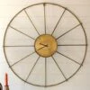 Kalalou Wall Clock In Antique Brass -Home Decoration Series 63393169 1
