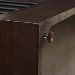 Crosley Furniture Winslow Credenza Pet Crate In Dark Brown And Black -Home Decoration Series 63420277 9