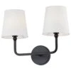 Southern Lighting Calysta Sconce In Black -Home Decoration Series 63468201 1