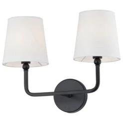 Southern Lighting Calysta Sconce In Black