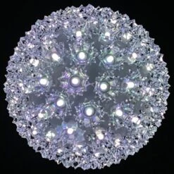 Holidynamics 7.5" Dynamic RGB Premier Orb In White -Home Decoration Series 63505846 3