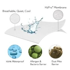 Malouf Prime Terry California King Mattress Protector -Home Decoration Series 63543268 4