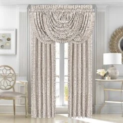 J. Queen New York Astoria 84" X 50" Window Panel Pair In Sand (Set Of 2)