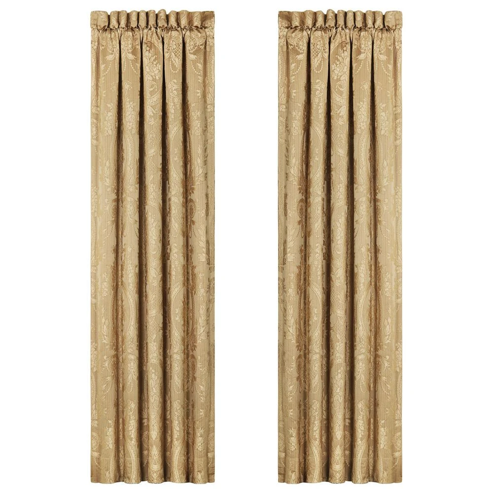 J. Queen New York Napoleon 84" X 50" Window Panel In Gold (Set Of 2) 3 J. Queen New York Napoleon 84" X 50" Window Panel In Gold (Set Of 2)