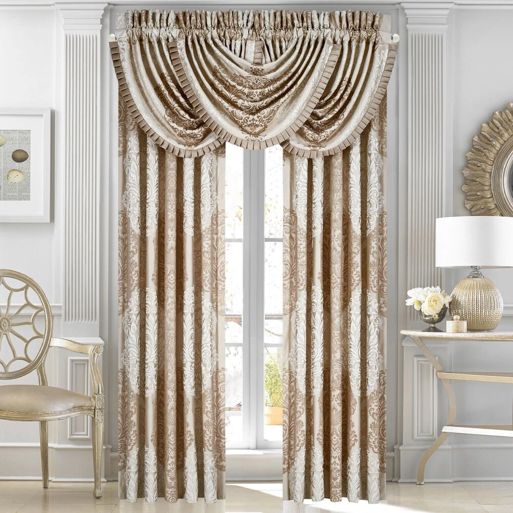 J. Queen New York La Scala 84" X 50" Window Panel In Gold (Set Of 2) 4 J. Queen New York La Scala 84" X 50" Window Panel In Gold (Set Of 2) - Image 2