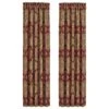 J. Queen New York Maribella 84" X 50" Window Panel In Crimson (Set Of 2) -Home Decoration Series 63619282 1