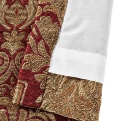 J. Queen New York Maribella 84" X 50" Window Panel In Crimson (Set Of 2) -Home Decoration Series 63619282 3