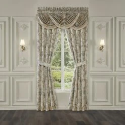 J. Queen New York Jacqueline 84" X 50" Window Panel In Teal (Set Of 2) -Home Decoration Series 63619969 4