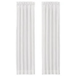 J. Queen New York Epic 84" X 50" Window Panel In White (Set Of 2)