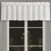 J. Queen New York Epic 18.25" X 88" Window Valance In White -Home Decoration Series 63620405 1