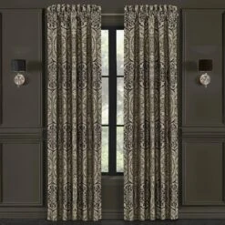 J. Queen New York Terra 84" X 50" Window Panel In Green (Set Of 2)