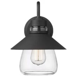 Golden Lighting Demi 1-Light Outdoor Wall Sconce In Natural Black -Home Decoration Series 63642938 4