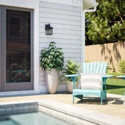 Kenroy Canterbury 1-Light Outdoor Lantern In Black -Home Decoration Series 63688311 4