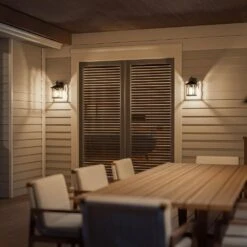 Kenroy Canterbury 1-Light Outdoor Lantern In Black -Home Decoration Series 63688311 7