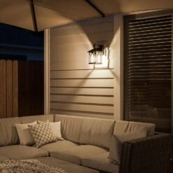 Kenroy Canterbury 1-Light Outdoor Lantern In Black -Home Decoration Series 63688311 8