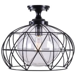 Kenroy Cavea Flush Mount In Oil Rubbed Bronze