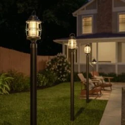 Kenroy Beacon 1-Light Post Lantern In Copper -Home Decoration Series 63688873 3