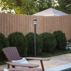 Kenroy Beacon 1-Light Post Lantern In Copper -Home Decoration Series 63688873 8