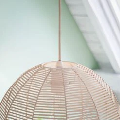 Kenroy Noel 1-Light Pendant In Natural Tan -Home Decoration Series 63690556 3