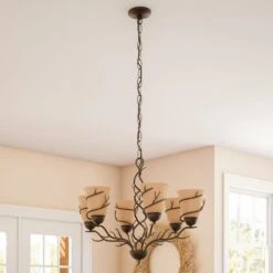 Kenroy Twigs 6-Light Chandelier In Bronze