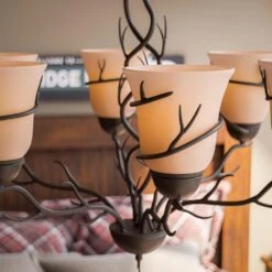 Kenroy Twigs 6-Light Chandelier In Bronze -Home Decoration Series 63690986 3