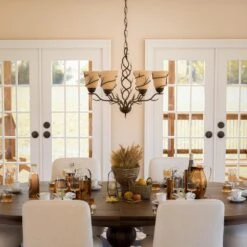 Kenroy Twigs 6-Light Chandelier In Bronze -Home Decoration Series 63690986 5